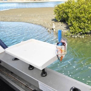 Suport Pahar Barca Negru Drink Holder RailBlaza pentru pescuit - Fisela