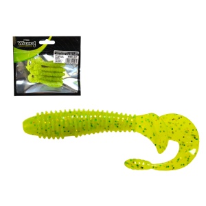 Wizard Harpex Twist Grub Pro Green 7cm 5buc