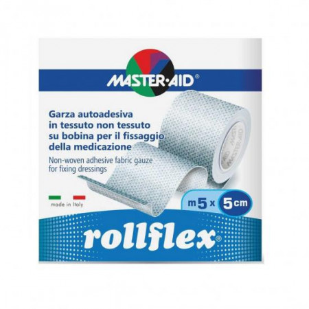Rolă Leucoplast Rollflex, Master-Aid, material nețesut, 5m x 5 cm