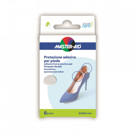 Protecții adezive din gel pentru picior - Foot Care, 6 bucăți
