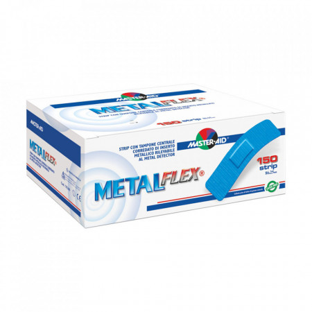 Metalflex - plasturi albaștrii cu inserție metalică