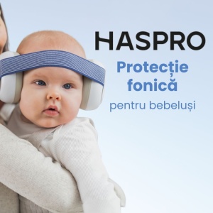 Casti protectie fonica 0-3 ani Albastru - Haspro - Img 2