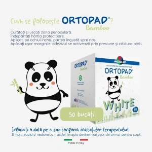Ocluzoare Copii Ortopad Alb Regular, Master-Aid, 50 buc - Img 3