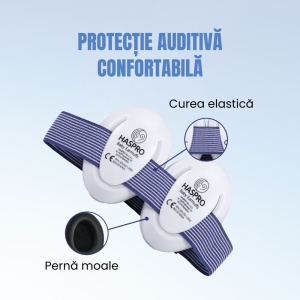 Casti protectie fonica 0-3 ani Albastru - Haspro - Img 6