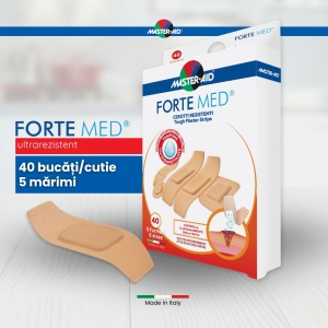 Plasturi Forte Med, Master-Aid, ultra-rezistenți, 5 mărimi, 40 bucăți - Img 6
