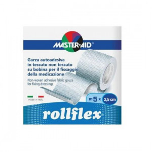 Banda adeziva pentru piele sensibila Rollflex 2.5 cm x 5 m