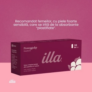 Absorbante Zilnice Bumbac 2 Picături Illa, 20 buc - Img 4