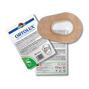 Ortolux – Protecţie oculară sterilă, autoadezivă, cu valvă transparentă