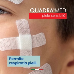 Plasturi Piele Sensibilă Quadra Med, 10 buc - Img 2