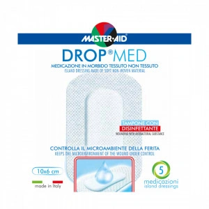 Pansament Steril Antiseptic Drop Med, 10×6 cm, 5 buc