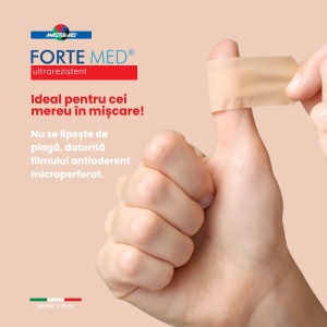 Plasturi Ultra-Rezistenți Forte Med, Mediu 78×20 mm, 20 buc - Img 2