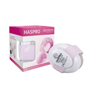 Casti protectie fonica 0-3 ani Roz - Haspro