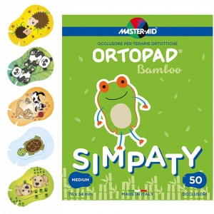 Ocluzoare Copii Ortopad Simpaty Mediu, Master-Aid, 50 buc
