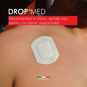 Aplicat pe rană medie post-operatorie — acoperă perfect zona afectată
