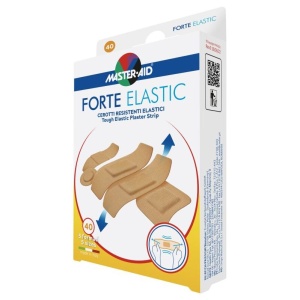 Plasturi din Pânză Forte Elastic, 5 Mărimi, 40 buc