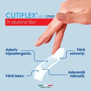 Plasturi Impermeabili Cutiflex Strip Mare, 10 buc - Img 5