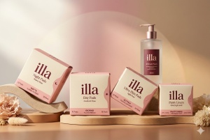 Pachet Ciclu Complet Illa — 4 Produse Bumbac 100% - Img 3