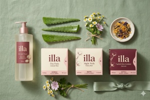 Pachet Sensibilă Total Illa — Bumbac & Extracte Calmante