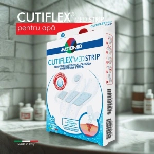 Plasturi Impermeabili Cutiflex Med Strip, 4 Mărimi, 20 buc - Img 6