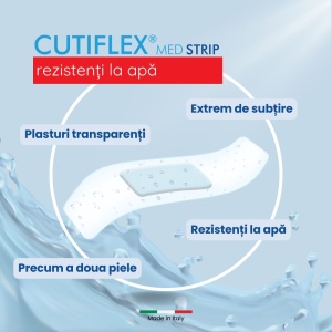 Plasturi Impermeabili Cutiflex Strip Mare, 10 buc - Img 2