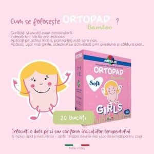 Ocluzoare Ortopad Soft Girls Mediu, Master-Aid, 20 buc - Img 6