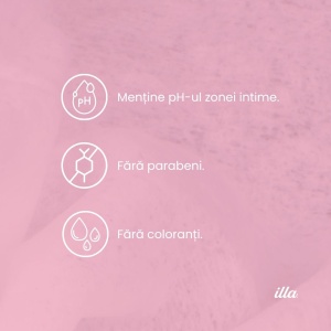 Șervețele Intime Bumbac Fără Parabeni Illa, 14 buc - Img 6
