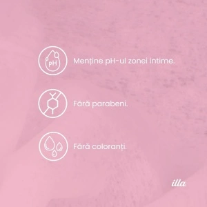 Șervețele Intime Bumbac Fără Parabeni Illa, 14 buc - Img 6