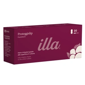 Absorbante Zilnice Bumbac 2 Picături Illa, 20 buc