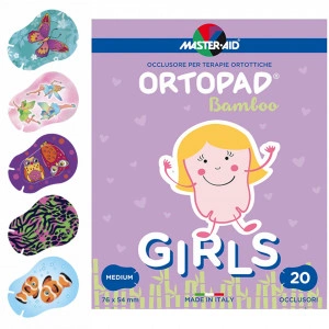 Ocluzoare Ortopad Girls Mediu, Master-Aid, 20 buc