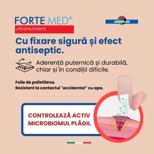 Plasturi Ultra-Rezistenți Forte Med, Mediu 78×20 mm, 20 buc - Img 3