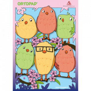 Poster recompensa ocluzoare copii Ortopad PASARI - Img 2