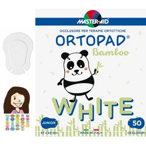Ocluzoare Copii Ortopad Alb Mediu, Master-Aid, 50 buc