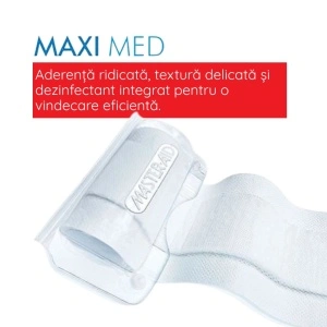 Pansament Rolă Maxi Med 6×50 cm cu Clorhexidină - Img 2