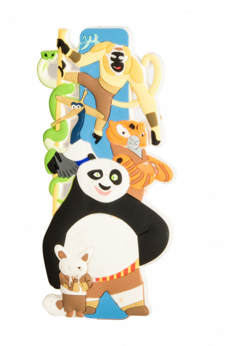 Maner mobilier copii model TR Eroi Kung Fu, 96 mm, finisaj multicolor
