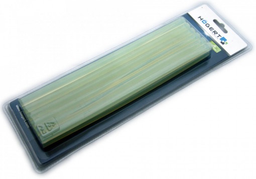 Set 12 buc. adeziv transparent pentru pistol electric, FI 11.2x250 mm, HT2C137