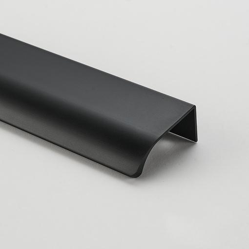 Maner metalic pentru mobilier, model Attis, Lungime totala = 50 | 120 | 200 | 300 | 400 | 1200 mm, finisaj negru mat