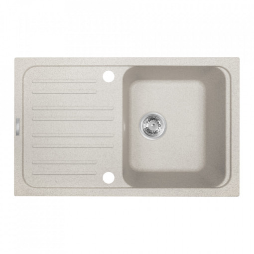 Chiuveta 740x460 mm, 1 cuva, finisaj puma