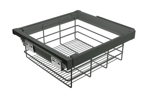 Cos sarma organizare dressing, L=600 mm, WG-KOSZ60-60, finisaj antracit