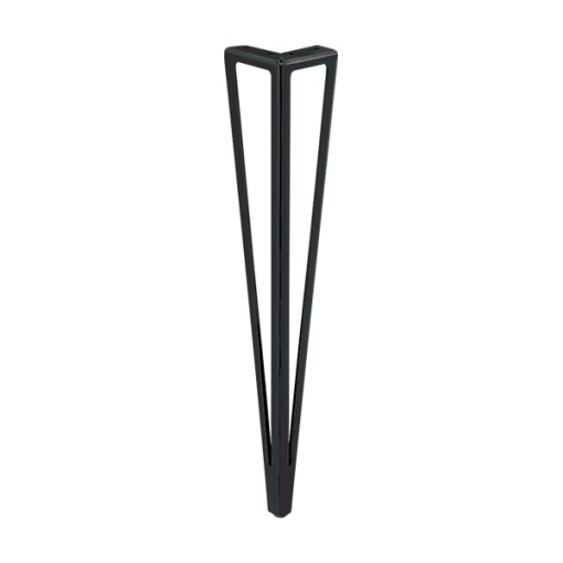 Picior bentru blat masa, model TRIGLAV, H=720 mm, finisaj negru mat