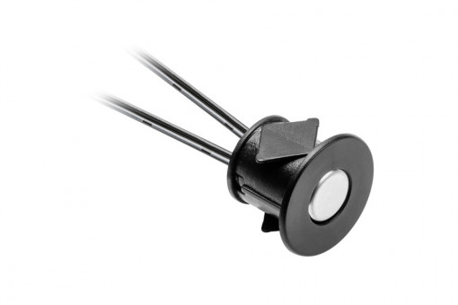 Intrerupator cu reglare la atingere pentru banda LED, Fi 22mm, h=16 mm, finisaj negru AE-WDSC-10DIM