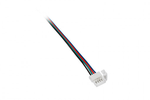 CUPLAJ PENTRU BANDA LED RGB CU FIR 2M, LD-ZTLRGB2M-4N