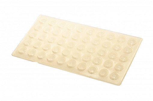 Bumpon transparent autoadeziv FI 8x2.4 mm, 100 buc/set