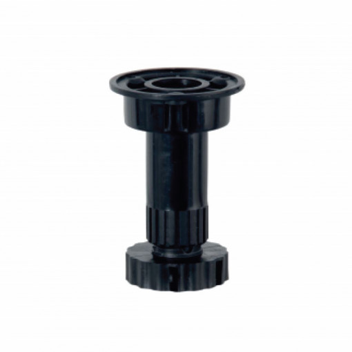 PICIOR REGLABIL BUCATARIE H=100 NEGRU -3 COMPONENTE (10-12)