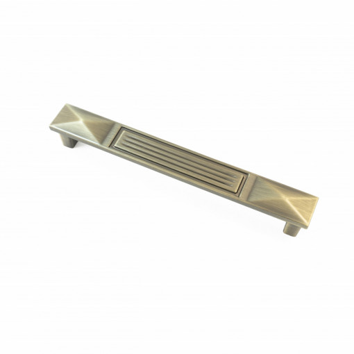 Maner model W8411, 128 mm, finisaj antic auriu