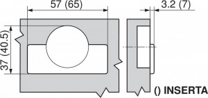 BALAMA BLUM CLIP TOP +20 GRADE APLICATA CU BLUMOTION 79B9555 - Img 3