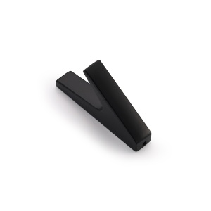 Cuier model CALIF, 1 carlig, finisaj aluminiu | auriu mat | negru mat - Img 4