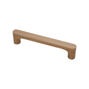 Maner din lemn pentru mobilier, model Skala, distanta dintre gauri = 96 | 160 | 256 mm, finisaj stejar natur