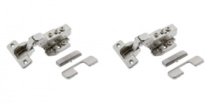 Set 2 balamale aruncatoare IFL Clip 4D pentru usi de mobilier incadrate
