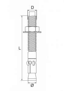 Ancora cep cilindric si clema inox - Img 2