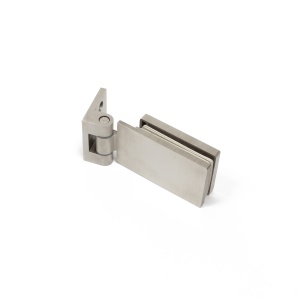 Balama pentru usa din sticla 10-12 mm, model NEXA,deschidere la 90°, finisaj inox - Img 4